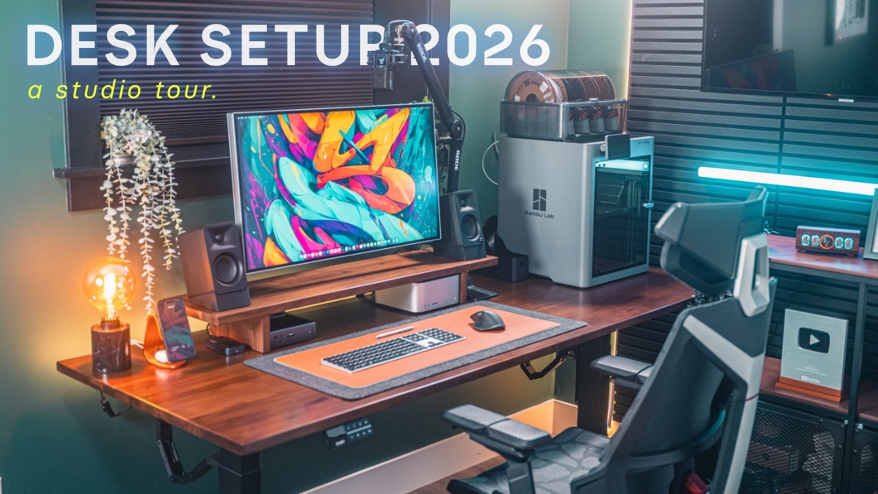 My 2026 Desk Setup // Content Creators Dream Studio