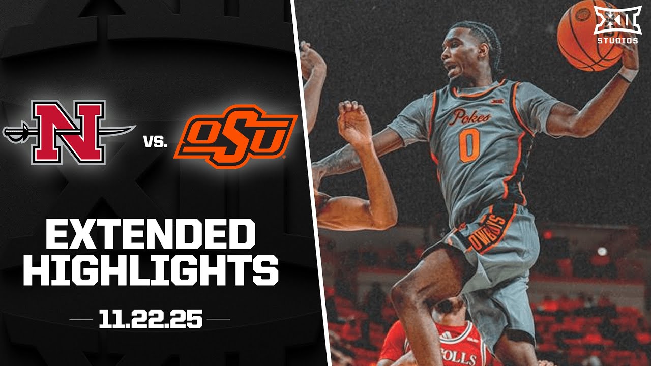 Nicholls State vs. Oklahoma State Extended Highlights | 2025-26 Big 12 Men's Basketball