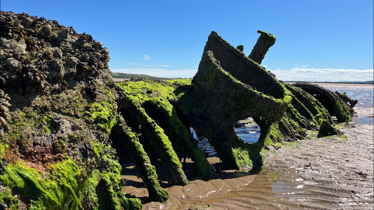 XT-Class Midget Submarines from WWII on Aberlady Bay - East Lothian