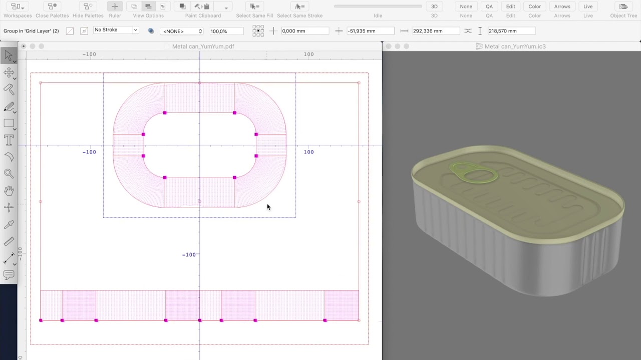 PACKZ - Warping 1/4 Club Square Metal Can