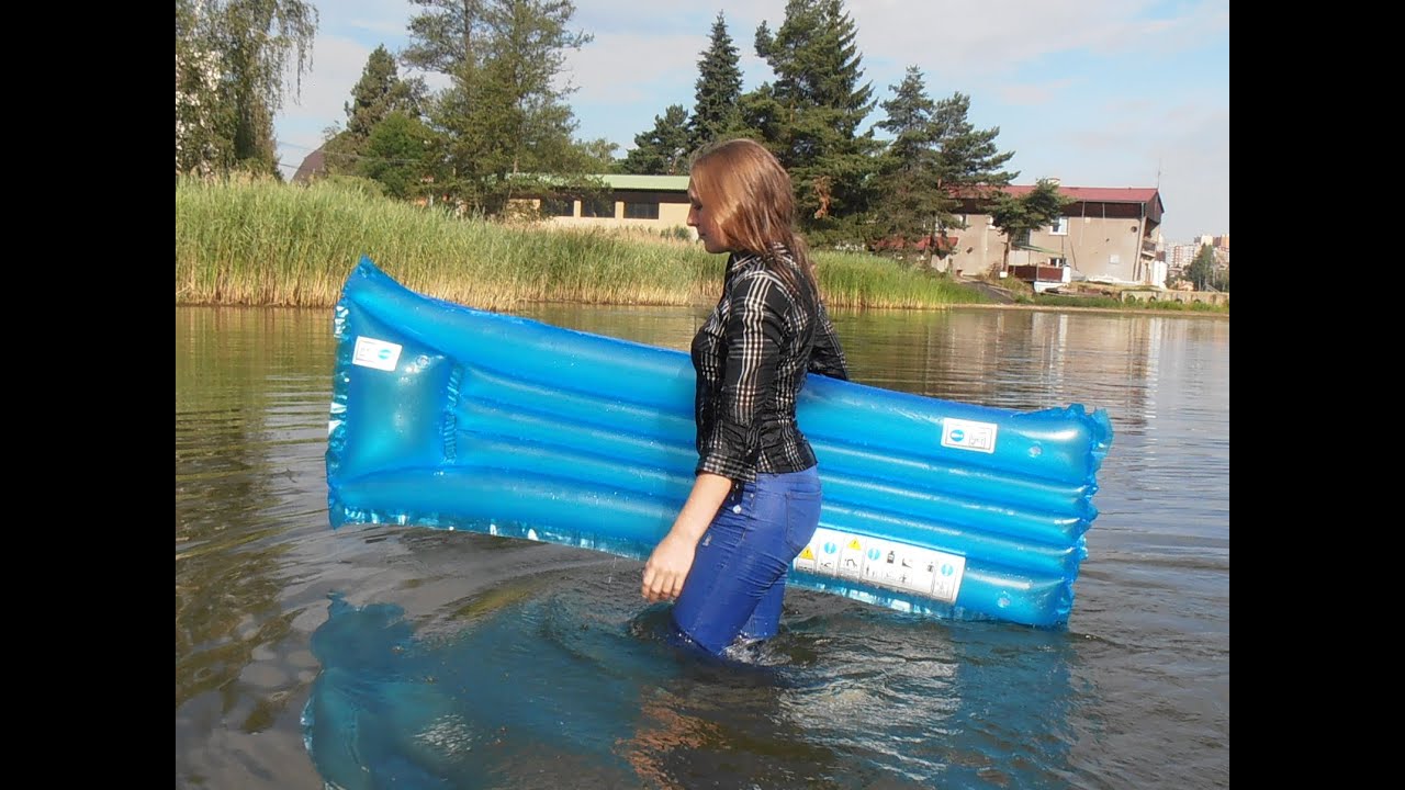 Katy in pond