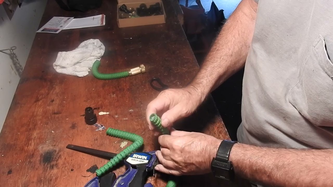How to Repair Leaking Expandable Garden Hose - Save Your Hose!