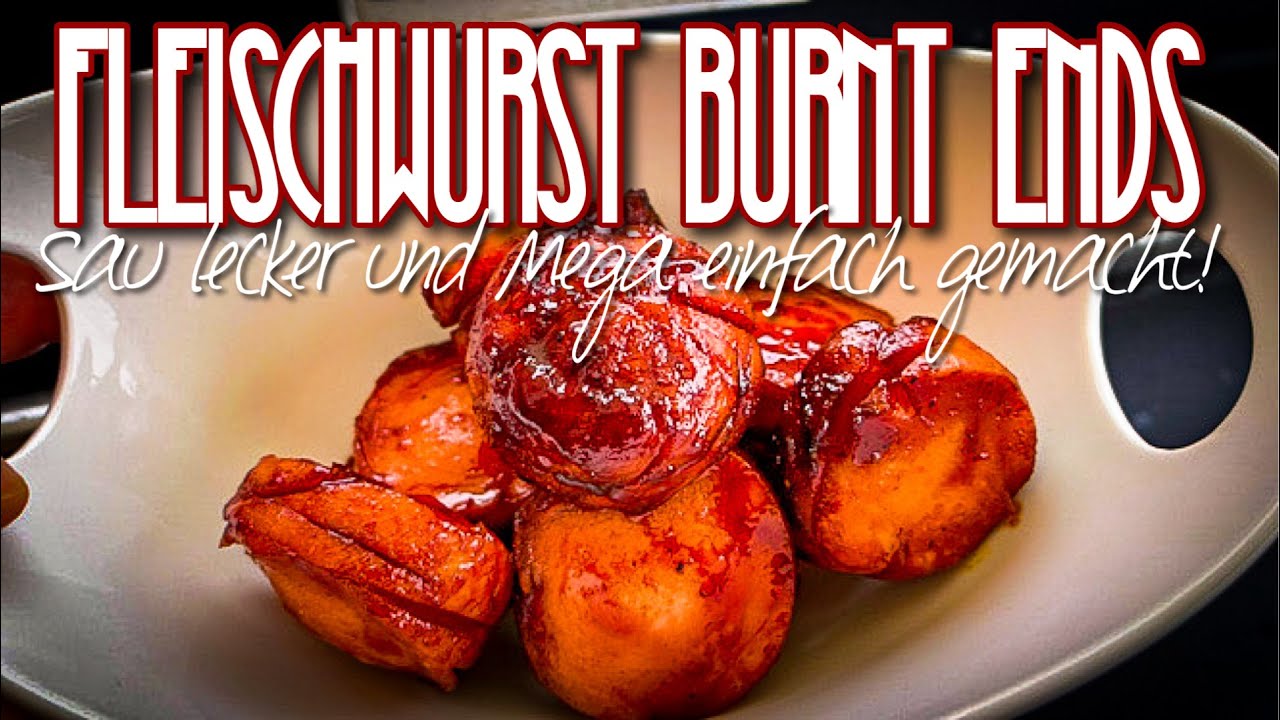 Fleischwurst Burnt Ends vom Pelletgrill #bbq #grillen #gedagrill #odinforce #fleisch