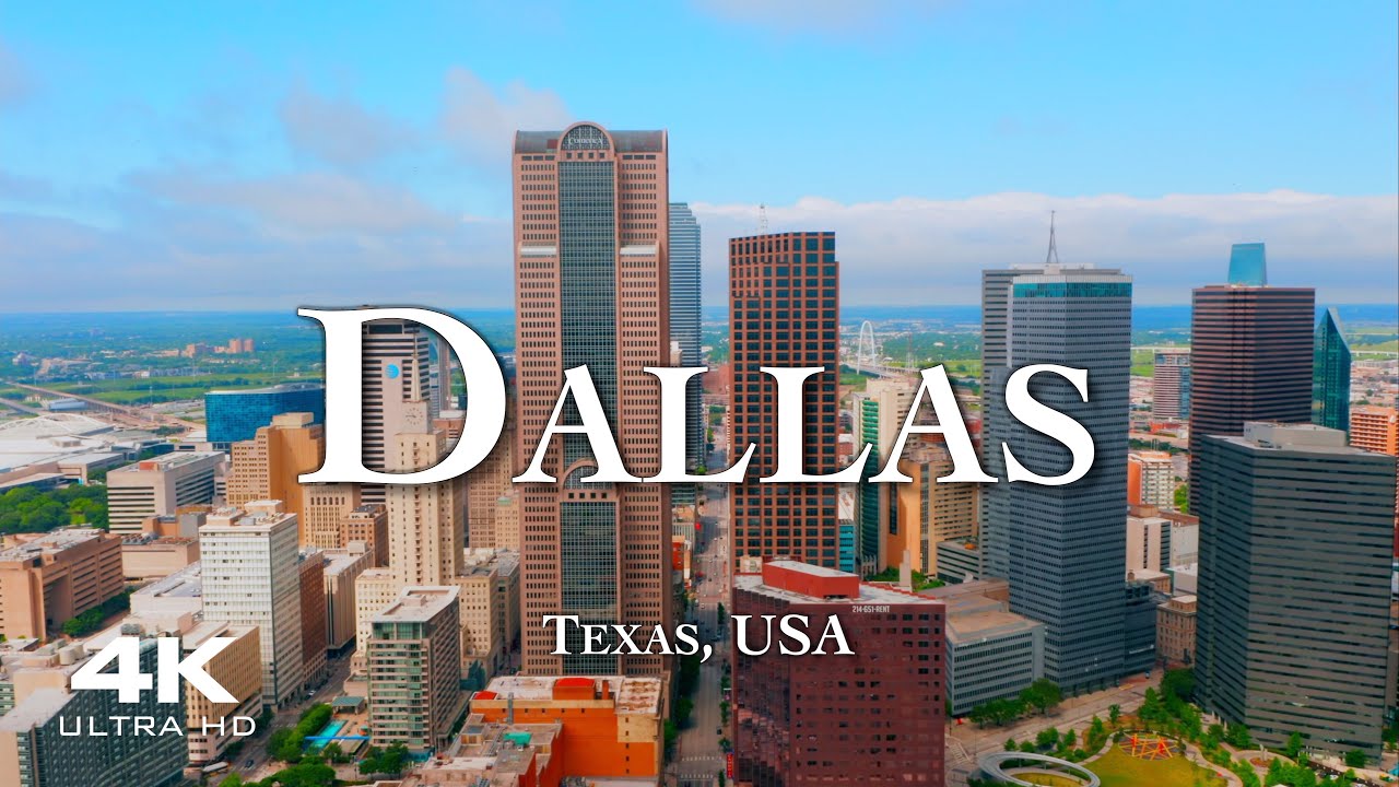 DALLAS in 10 Min 🇺🇸 Drone Aerial 4K | Texas Fort Worth TX | USA United States of America