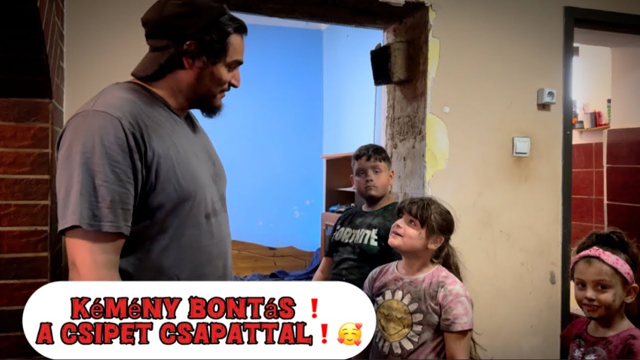 Kemál - Kémény és cserépkályha bontás❗️😊