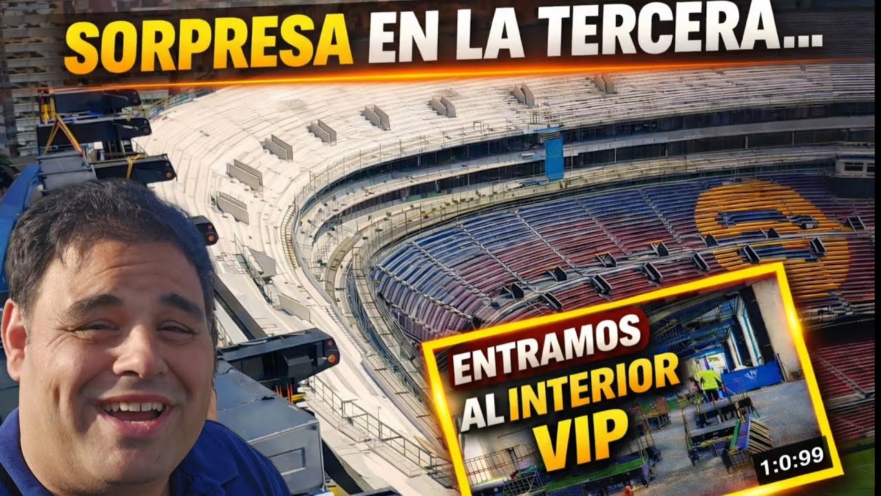 No me esperaba esto . VOLVEMOS al nuevo Museo. Obras en el Camp Nou 