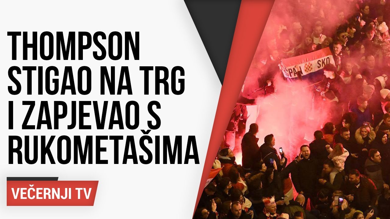 [UŽIVO] Trg je preplavljen bakljama: Tisuće uglas pjeva s Thompsonom 'Ako ne znaš šta je bilo'