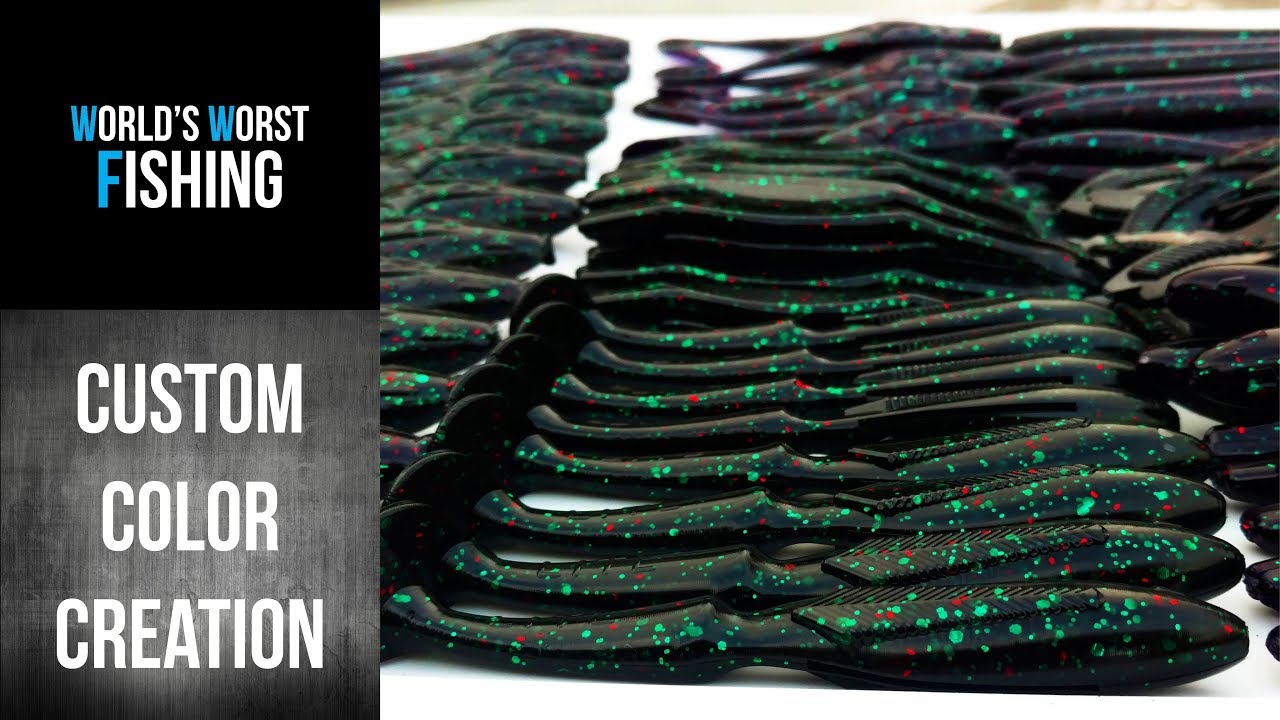 How To Make Soft Plastic Baits, Custom Color Creation
