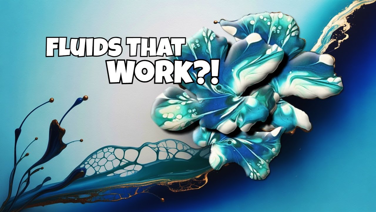 WHOA! This Blue Fluid Art Turns Unexpectedly Piscean!