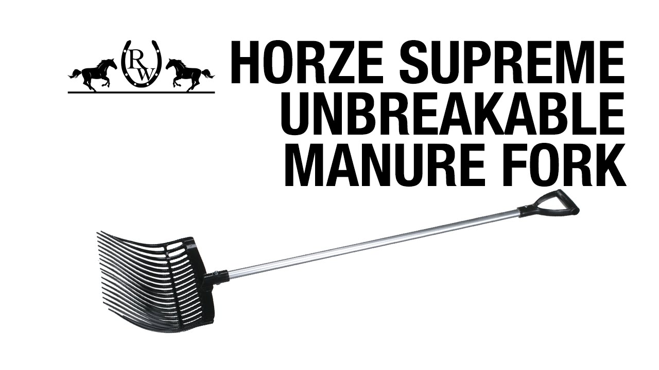 The Horze Supreme Manure Fork is Unbreakable - Watch!