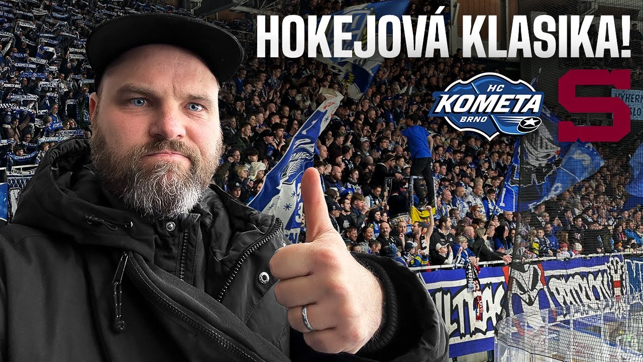 Z🔥KOTLE! Hokejová bitva! Brno proti Praze v semifinále Play off! Sprcha pro sudího! KOMETA - SPARTA