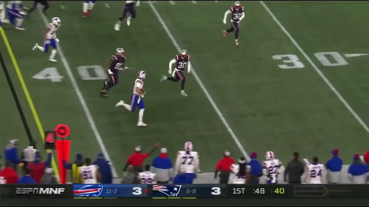 Josh Allen being the best running back on the Bills