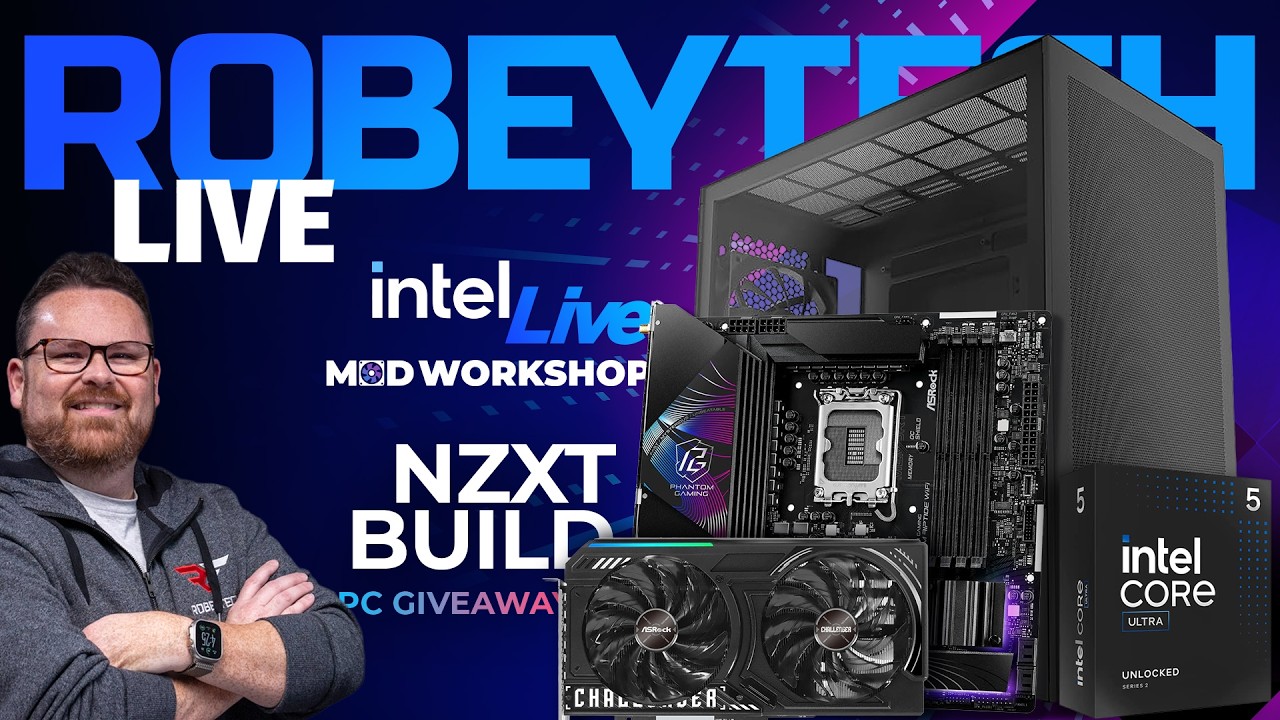 PC Giveaway + NZXT H3 Flow Gaming PC Setup (CU245 / Arc B580)