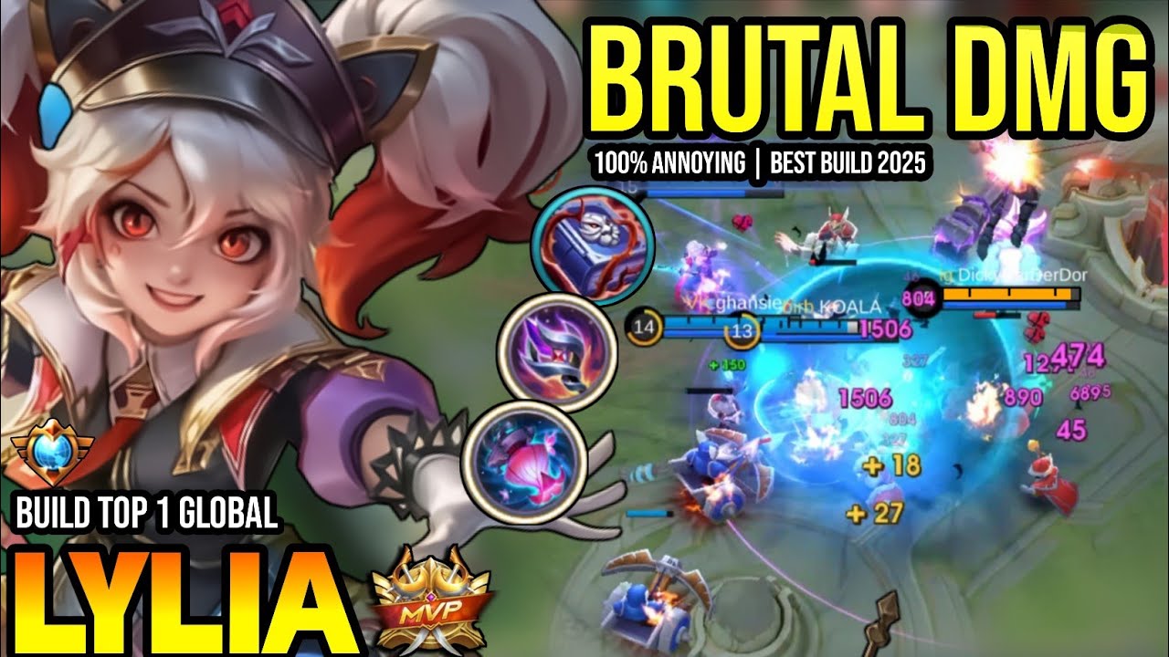 LYLIA BEST BUILD 2025 | BUILD TOP 1 GLOBAL LYLIA GAMEPLAY | MOBILE LEGENDS✓