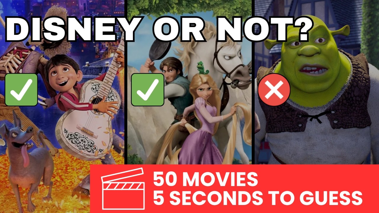 Ultimate Disney Movie Quiz: Only True Fans Can Spot the Fakes! (50/50?)