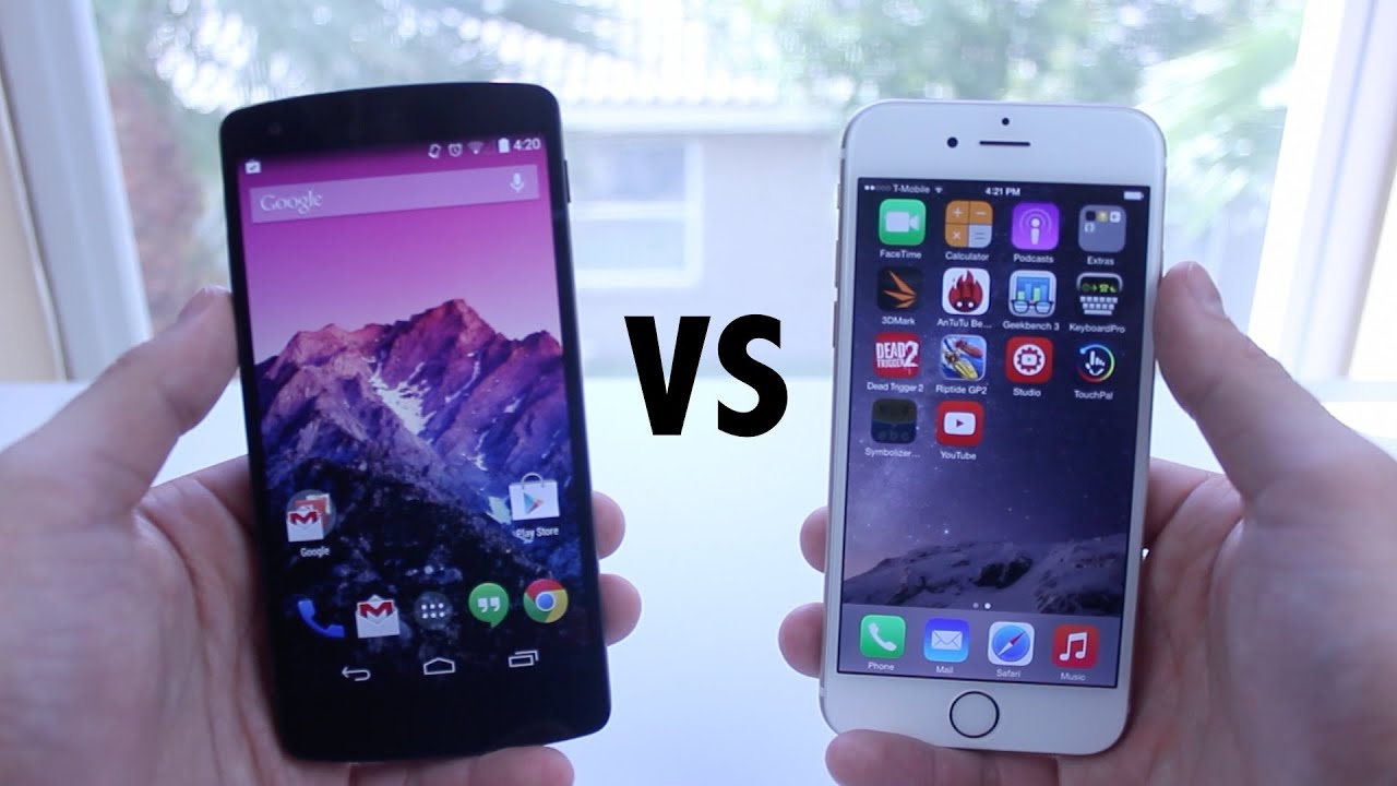 iPhone 6 vs Google Nexus 5 - Full Comparison