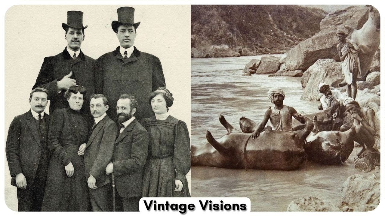 Timeless Vintage Photos: A Glimpse into the Past with Rare Historical Selections
