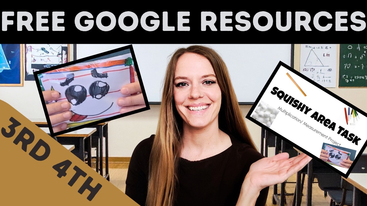 3RD/4TH MATH TEACHER GUIDE: Free Area Project with Paper Squishies