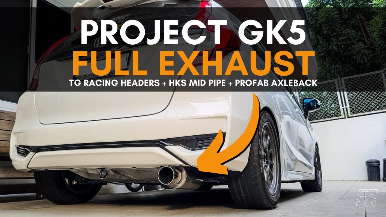 Dad LOVES my new full exhaust system? - Honda Jazz GK5 sounds great!