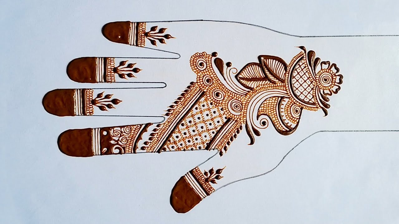 Arebic mehndi design ✨️ 👌 | Simple mehndi | Mehndi by Darshna |