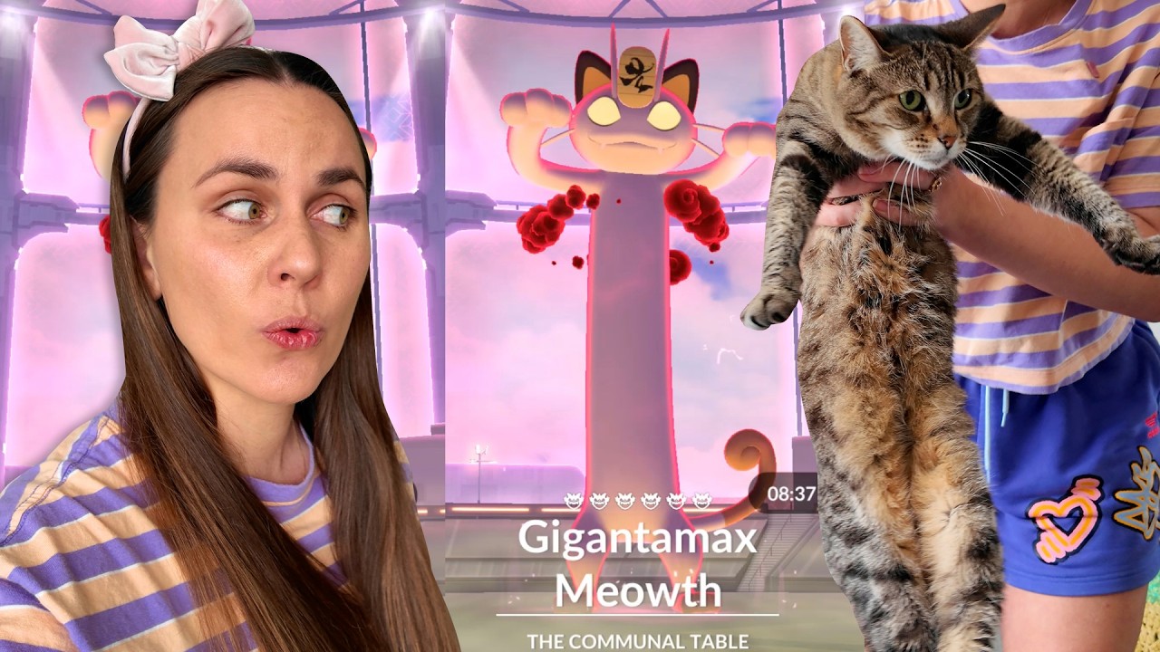 I caught a REAL GMAX Meowth!