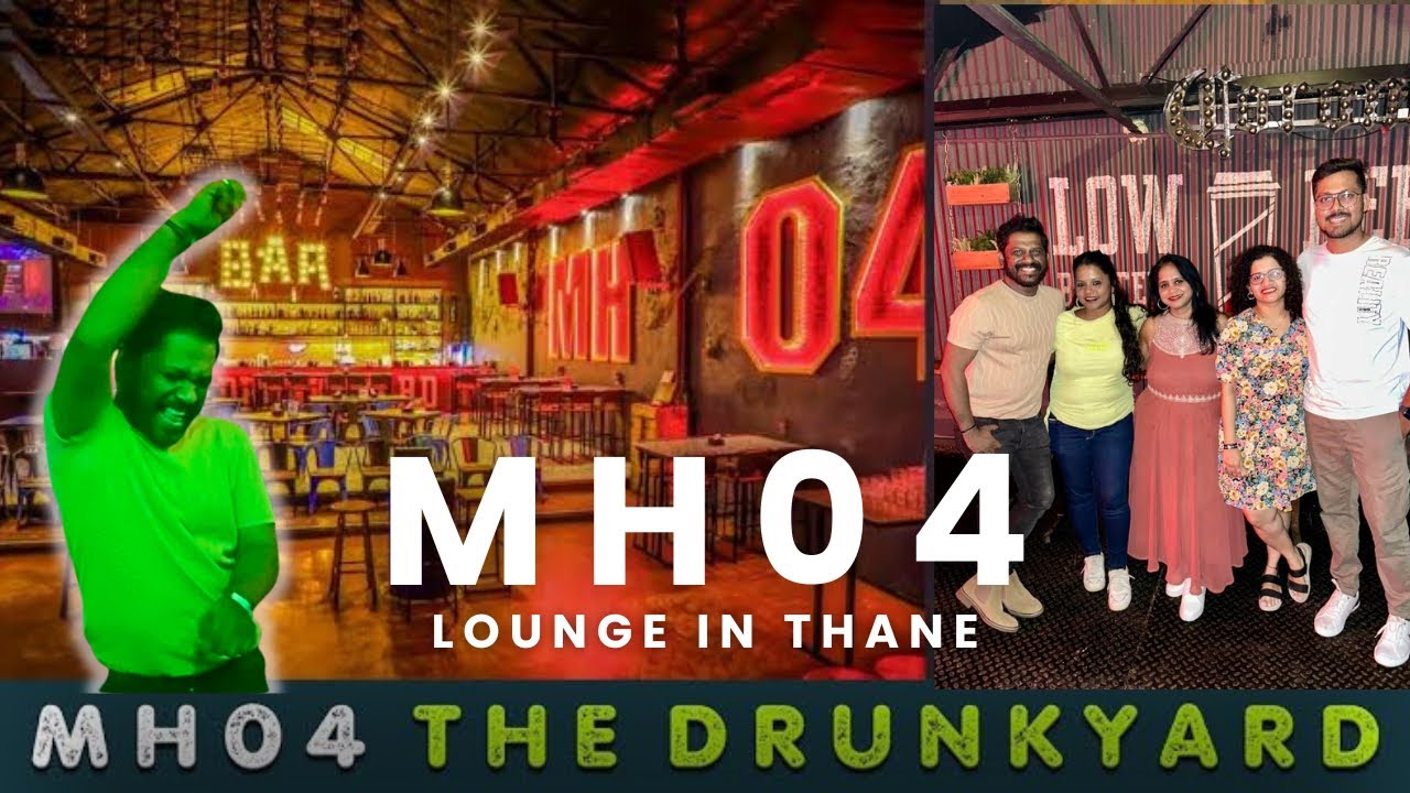 MH04 THE DRUNKYARD | Lounge in Thane | Clubbing | Things to do in Mumbai | Night Life #pub #weekend