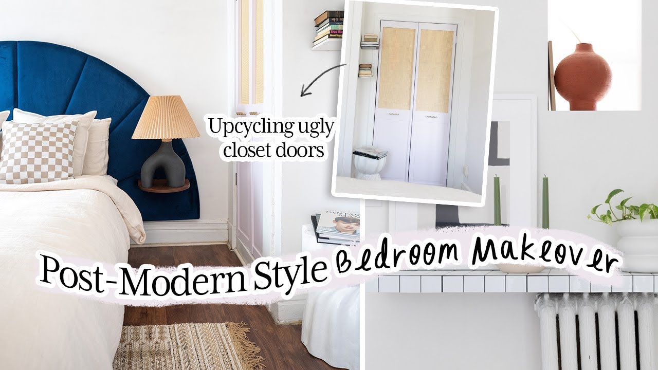 EXTREME TINY BEDROOM MAKEOVER | Post-Modern Style