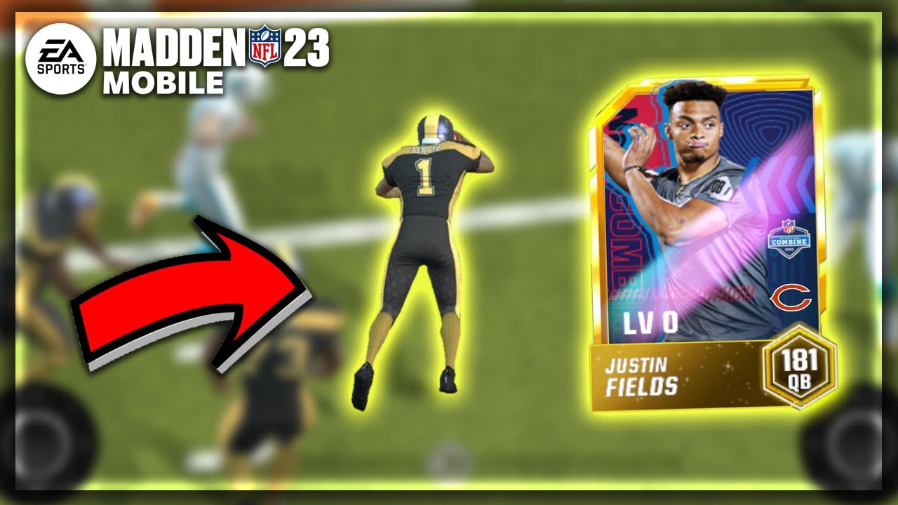 NFL COMBINE ICONIC FOIL FIELDS DIVES FOR THE TD!! MADDEN MOBILE 23 ICONIC FOIL GAMEPLAY!(All Madden)