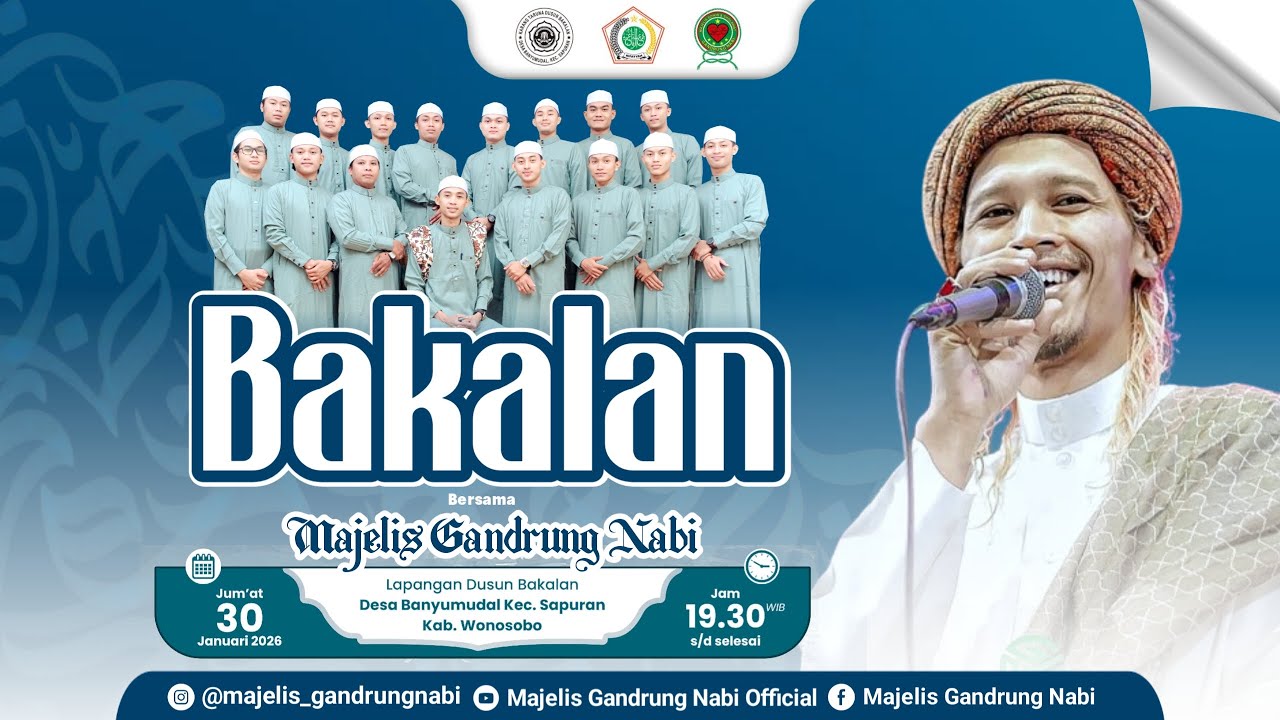 🔴🔵[LIVE] BAKALAN BERSHOLAWAT BERSAMA MAJELIS GANDRUNG NABI