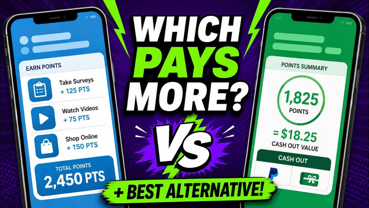 Swagbucks против Survey Junkie 2026: что НА САМОМ ДЕЛЕ платит больше? (Плюс вариант получше)