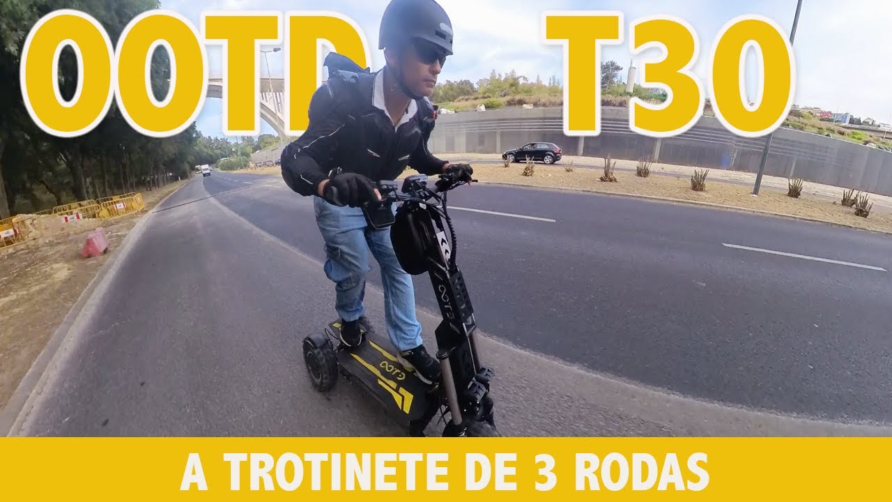 Scooter elétrica OOTD T30 - sobe quase tudo ★ Review & Testride ★ 🔥🔴💯✅★