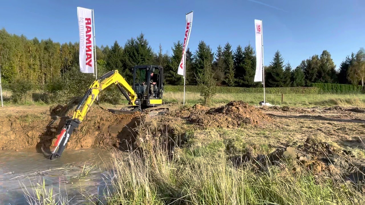 Yanmar Vio33-6 przedłużenie ramienia stabilność