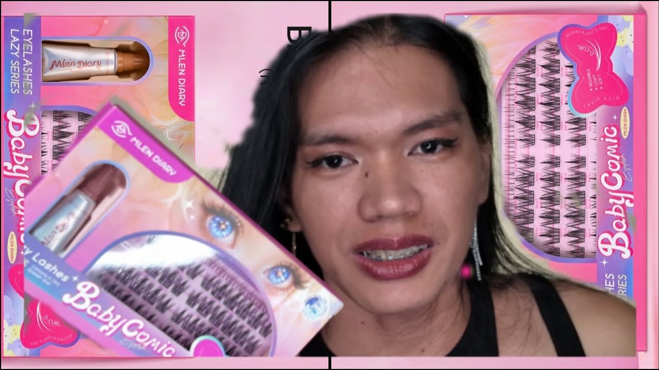 MLEN DIARY✨ BABY COMIC LASHES REVIEW