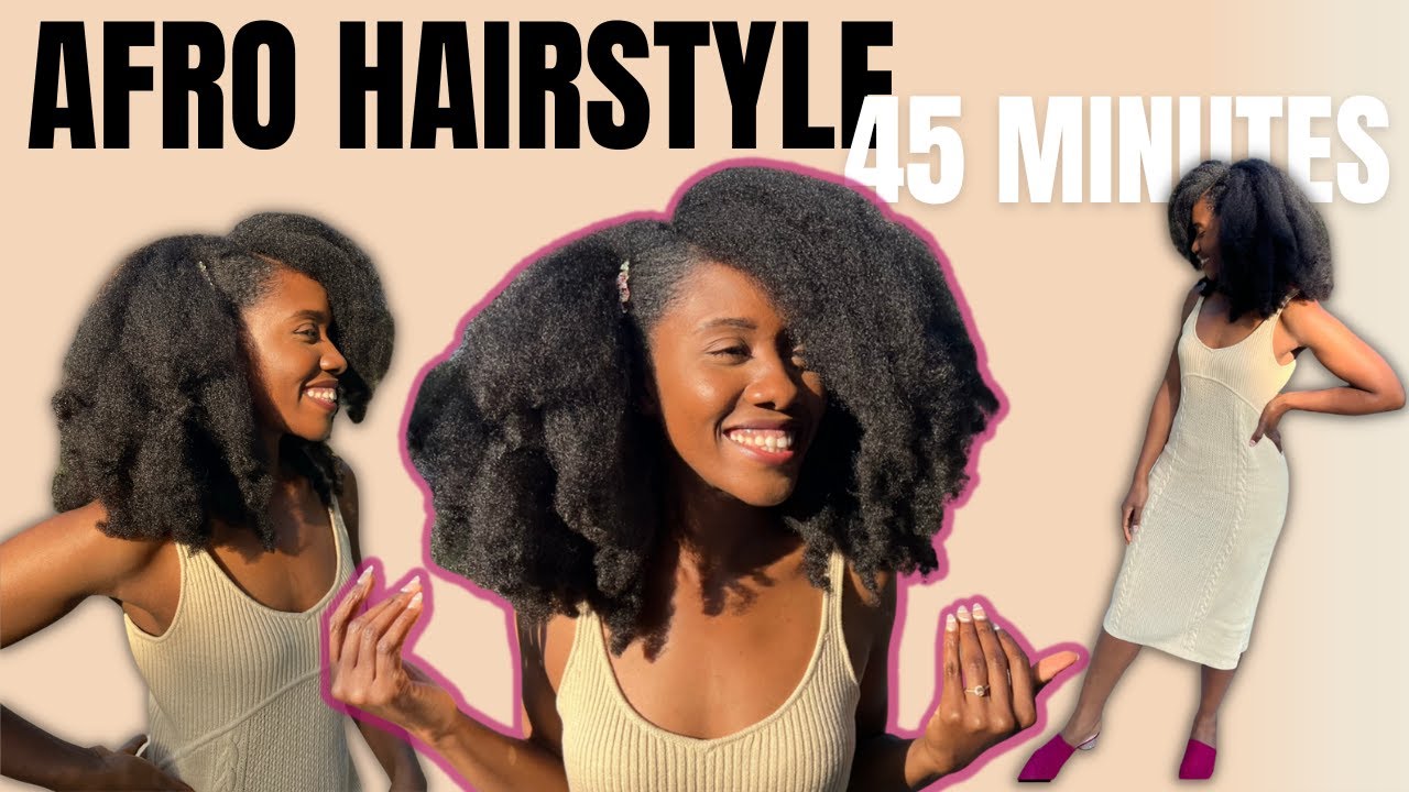 Effortless and Stylish Afro Hairstyles Tutorial | Pinterest Inspired Look
