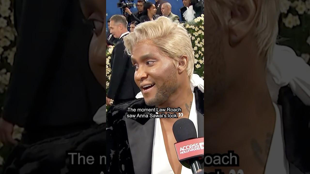 Момент, когда стилист Лоу Роуч увидел образ Анны Савай на Met Gala