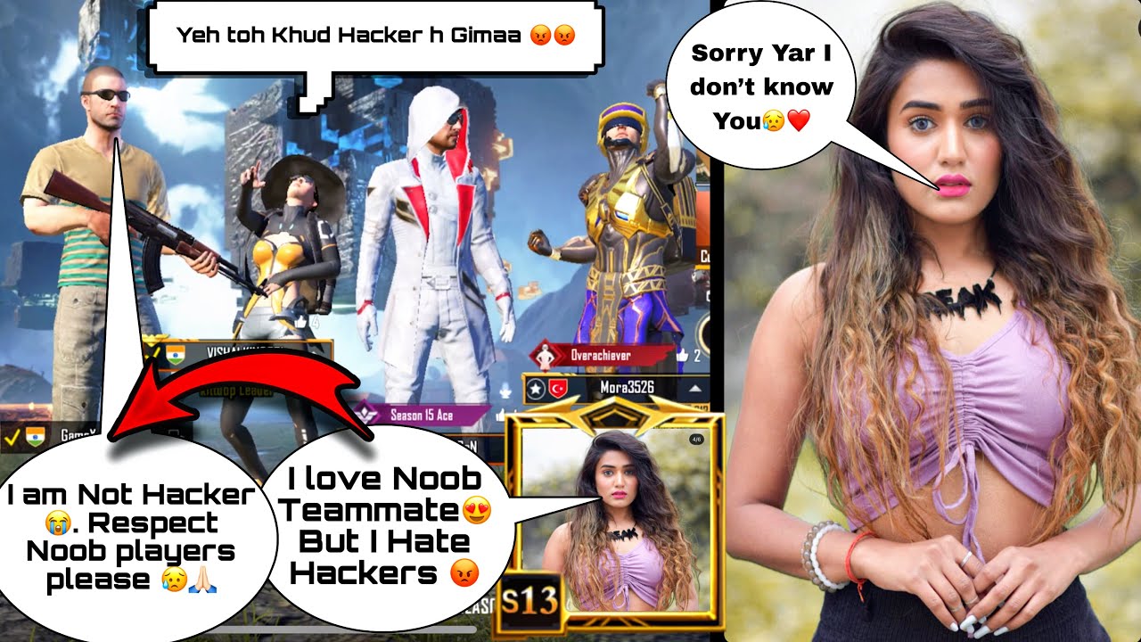 😱😭RANDOM INSTA GIRL & X-Suit BOYS CALL ME NOOB AND I CHALLENGE 1v3TDM | PUBG MOBILE | KadamOP
