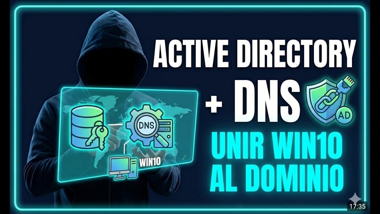Active Directory + DNS + Unir WIN10 al Dominio