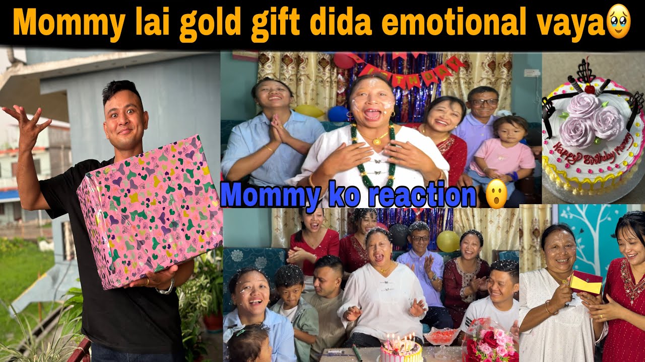 MOMMY LAYI GOLD GIFT KNA GARA TA BIRTHDAY MA ???KARAN YO THIYO🥹