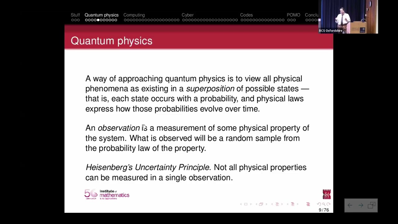 Post-modern coding and cryptography: securing the quantum internet | BCS Oxfordshire branch
