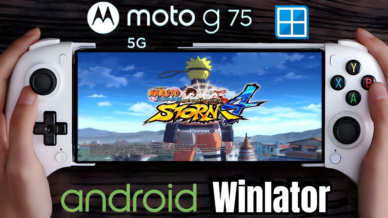 Moto G75 Snapdragon 6 gen 3 Test Naruto Shippuden Ultimate Ninja Storm 4 All DLC  Android Winlator 