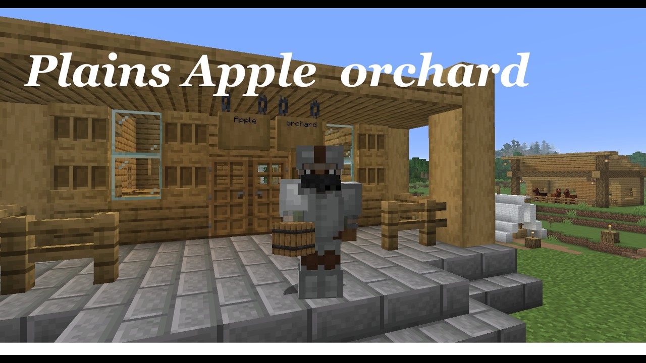 Minecraft Apple orchard