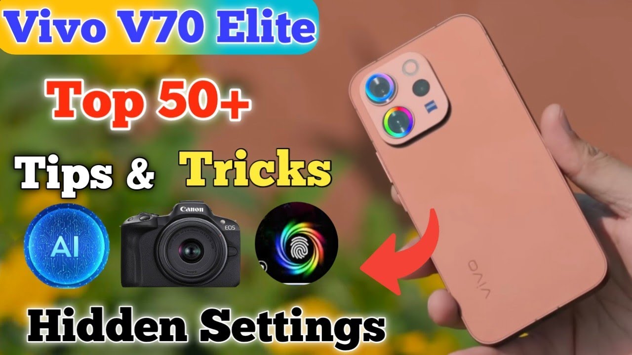 Vivo V70 Elite Tips And Tricks | Vivo V70 Elite Top 50+ Smart Features | Vivo V70 Tips And Tricks