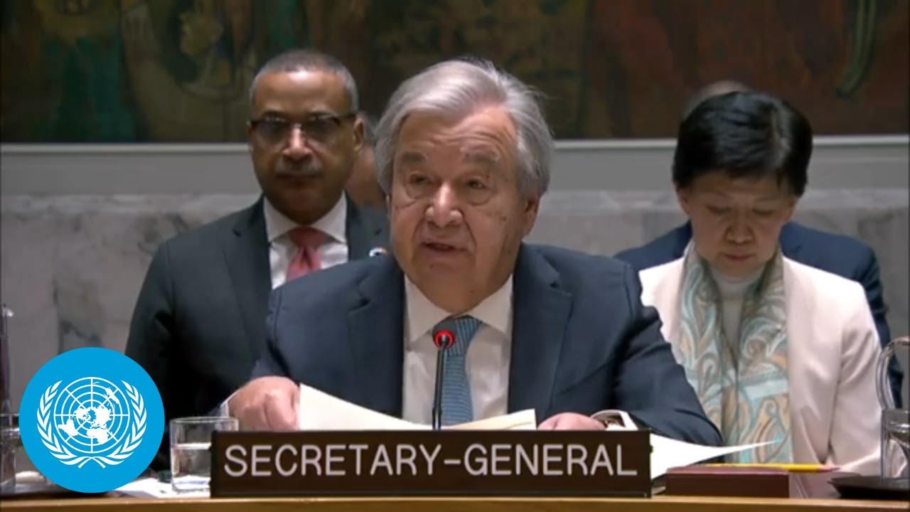 Nuclear Disarmament Is the First Step for Peace, Says UN Chief | Security Council | United Nations