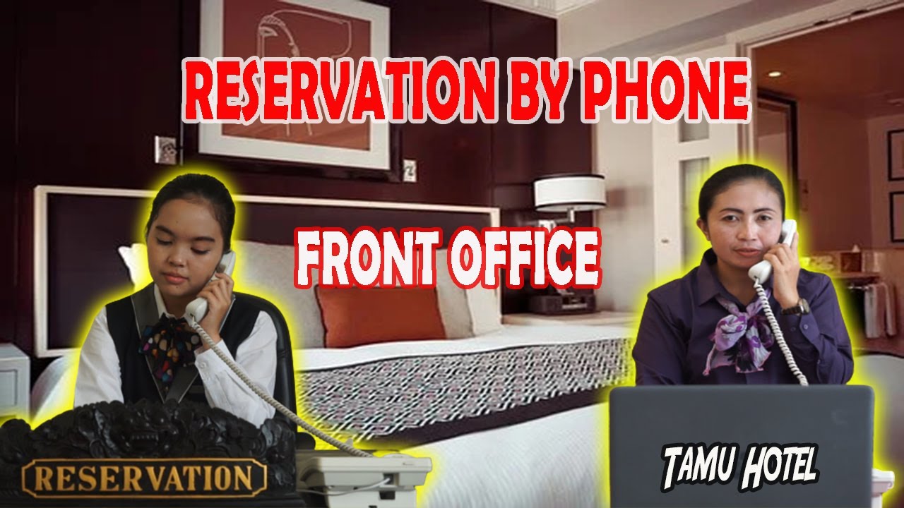 Handling Reservation By Phone⁉️ Front Office Hotel ‼️ SMK Werdhi Sila Kumara