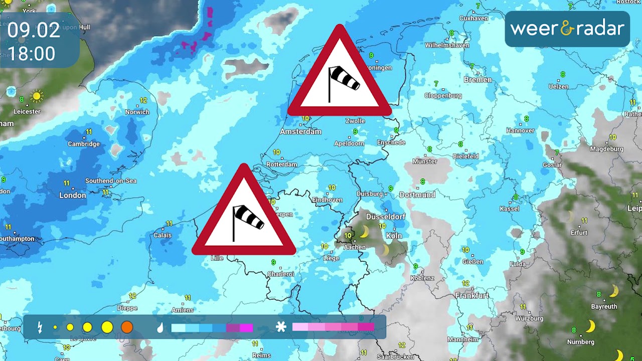 Storm Ciara: Nieuwe video-update