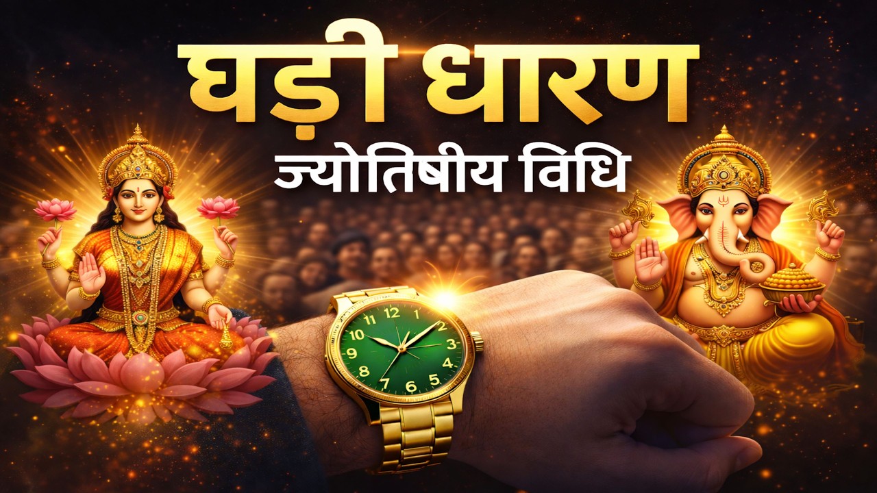 घड़ी धारण : ज्योतिषीय विधि │KaalLakshmiPuja #WatchAstrology #TimeManagement #SpiritualGrowth │