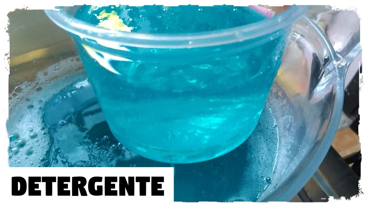 Detergente feito com barra de sabão caseiro 😘❤️