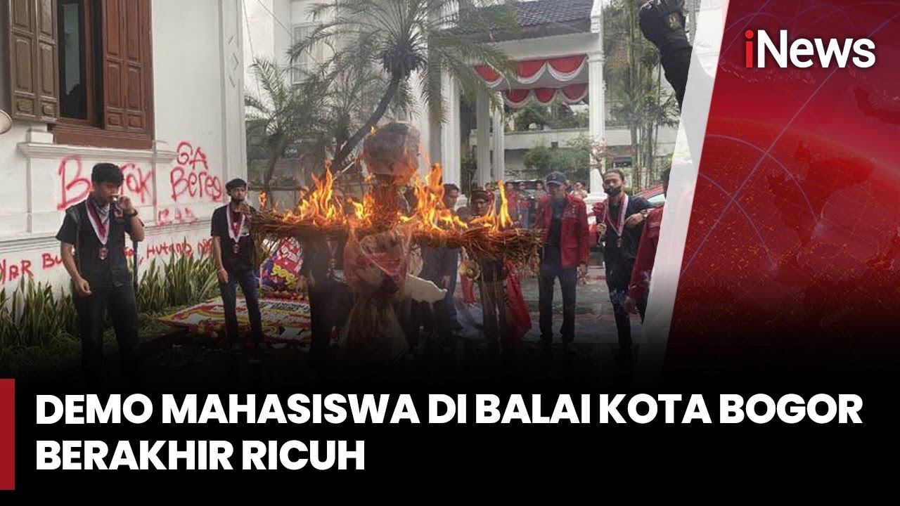 Gedung Balai Kota Bogor Jadi Sasaran Vandalisme saat Demo Mahasiswa | iNews Today (22/8)