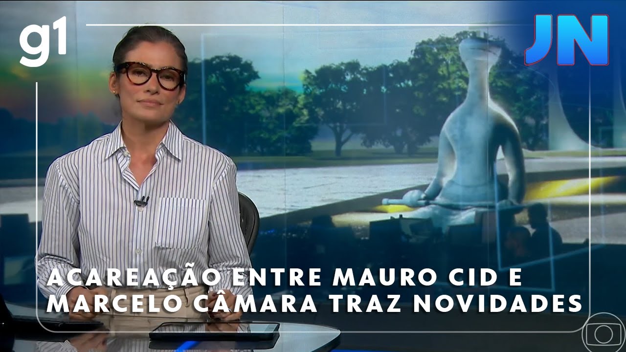 Jornal Nacional: Acareação entre Mauro Cid e Marcelo Câmara traz novidades a processo do golpe