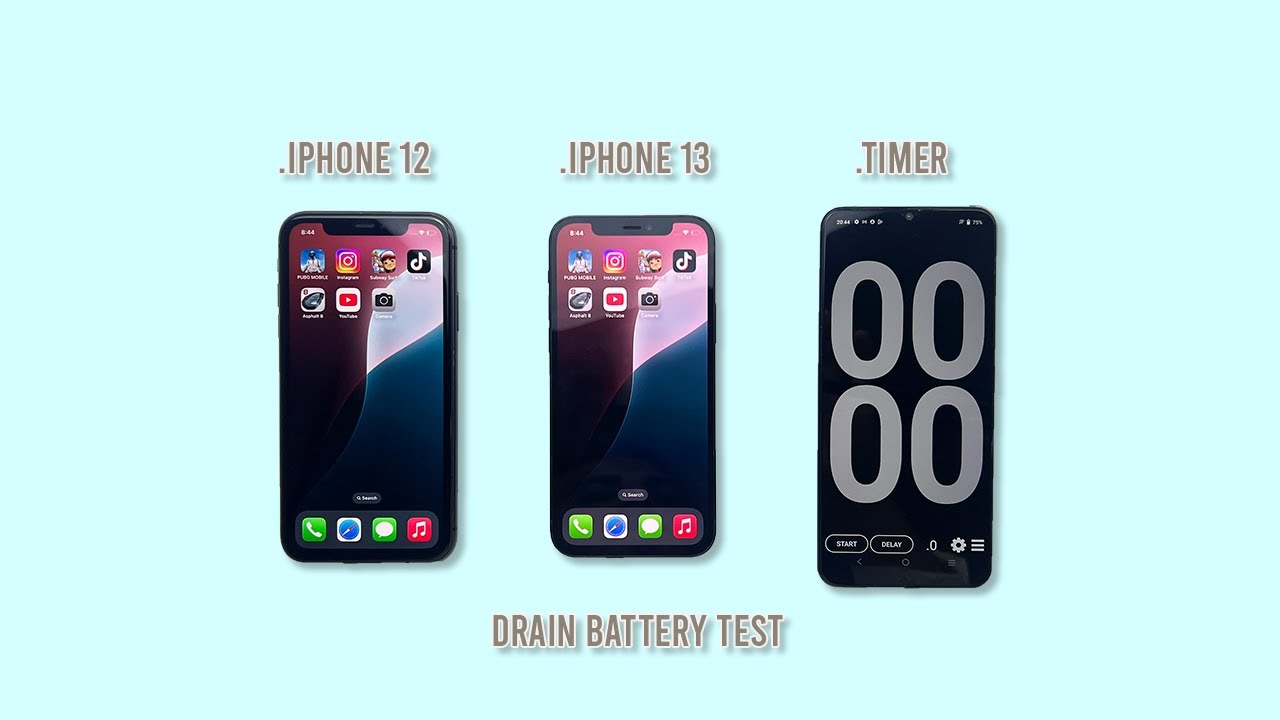 iPhone 12 vs 13 Battery Test: The Result Shocked Us! 🔋